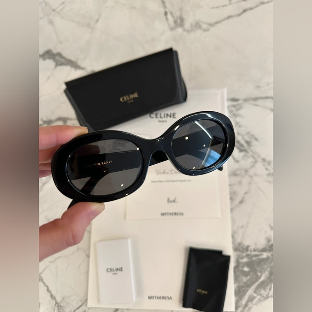 Celine Triomphe Oval Sunglasses